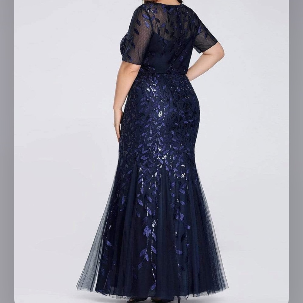 Navy Sparkle Dress